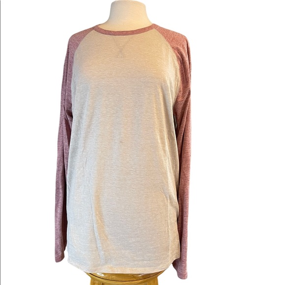 GAP Factory Other - GAP Men’s Cool Dry Baseball Jersey Raglan Tee Pink Size XL